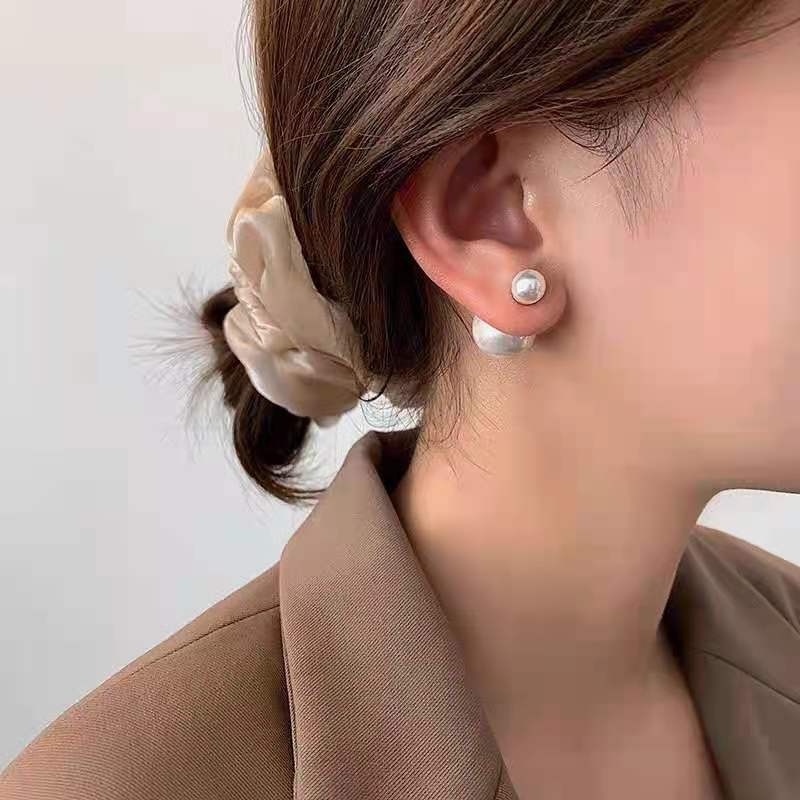 1 Cặp Bông Tai Ngọc Trai Giả Thời Trang Nữ