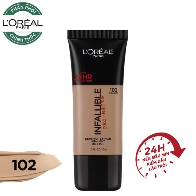 Kem Nền Trang Điểm Lâu Trôi L'Oreal Infallible Pro  30ml | BigBuy360 - bigbuy360.vn