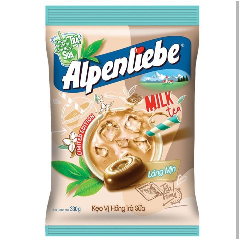 Kẹo Alpenliebe Vị Hồng Trà Sữa Gói 330G
