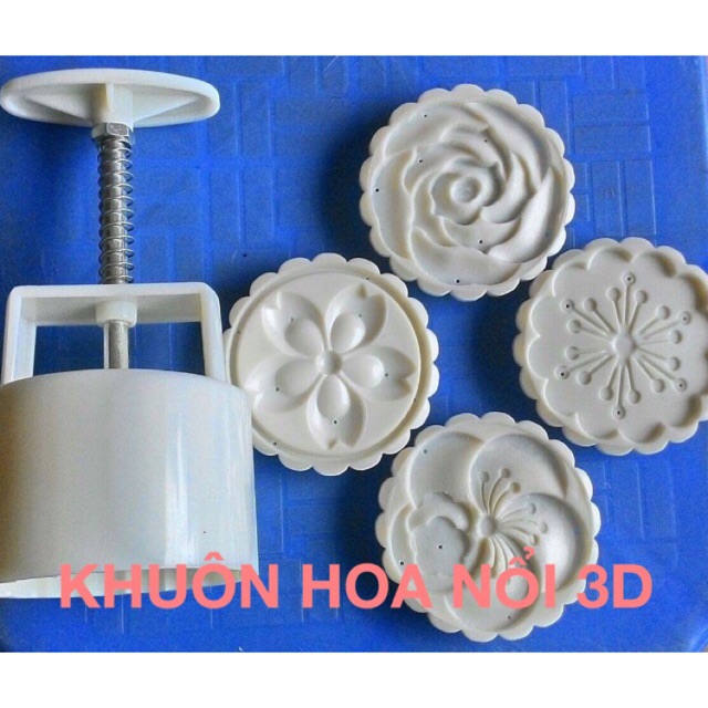 Set 3 khuôn trung thu 125g hot hit