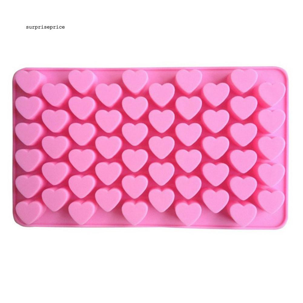 Khuôn silicon làm kẹo đường hình trái tim làm bánh
