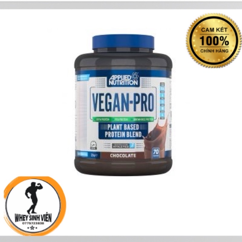 SỮA TĂNG CƠ THỰC VẬT APPLIED NUTRITION VEGAN PRO 2,1KG 70 LẦN DÙNG tại WHEYSINHVIEN.COM WHEY SINH VIÊN HẢI PHÒNG