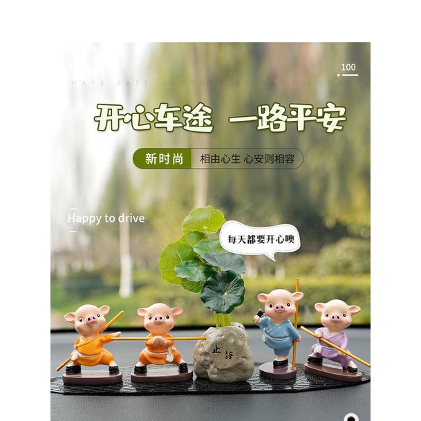 Set Tượng Tứ Không Dễ Thương Trang Trí Taplo Oto