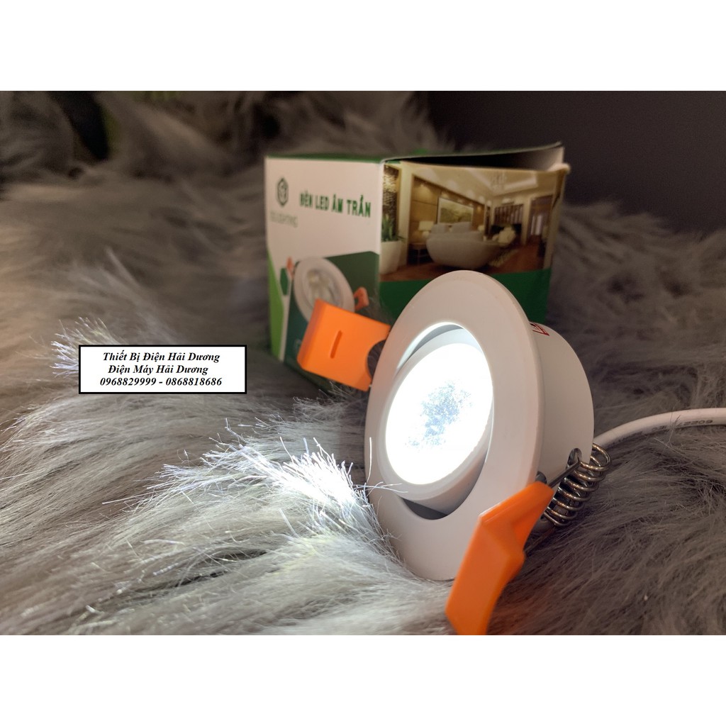 Đèn LED âm trần chiếu điểm GS LIGHTING 3w / 5w (Phi 60 / 76) - Bảo hành 12 tháng