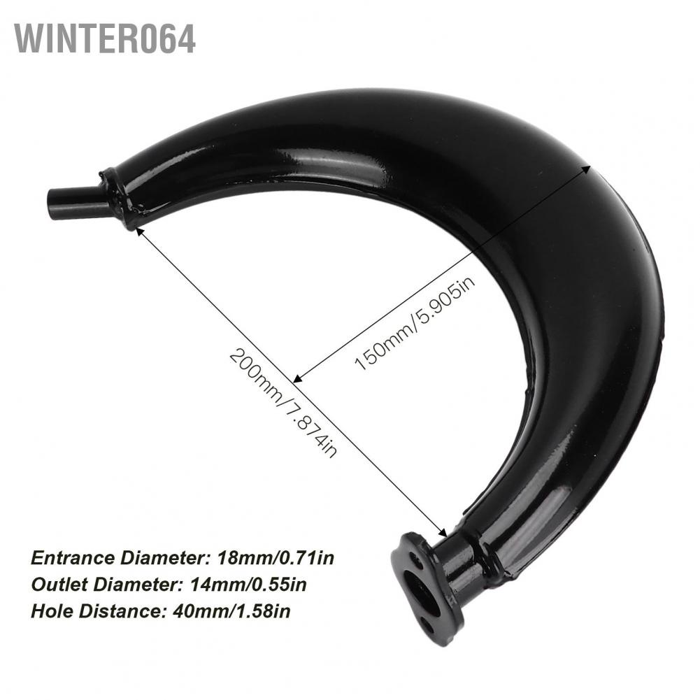 Ống Pô Xả Khí Bằng Hợp Kim Thép 064 40mm / 1.58in Cho Xe Mô Tô 2 Stroke 49cc 60cc 66cc 80cc