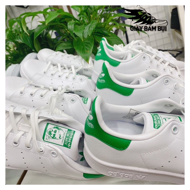 Giày adidas stanmith trắng chữ gold ( H00307