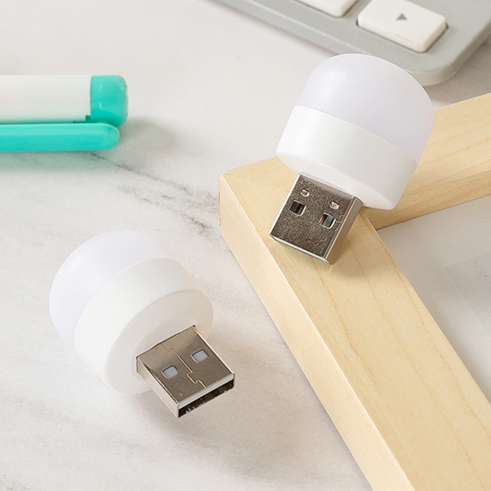 1 Chiếc USB Cắm Cuốn Sách Nhỏ Điện Di Động Sạc Máy Tính Đèn LED Mắt Bảo Vệ Ban Đêm Livebecool