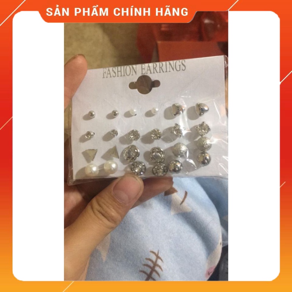 Set 12 Đôi Khuyên Tai Siêu Hot
