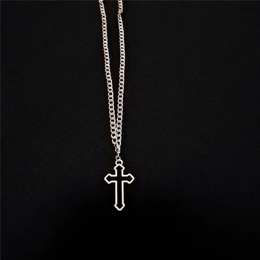 Dây Chuyền Mặt Thánh Giá Phong Cách Gothic