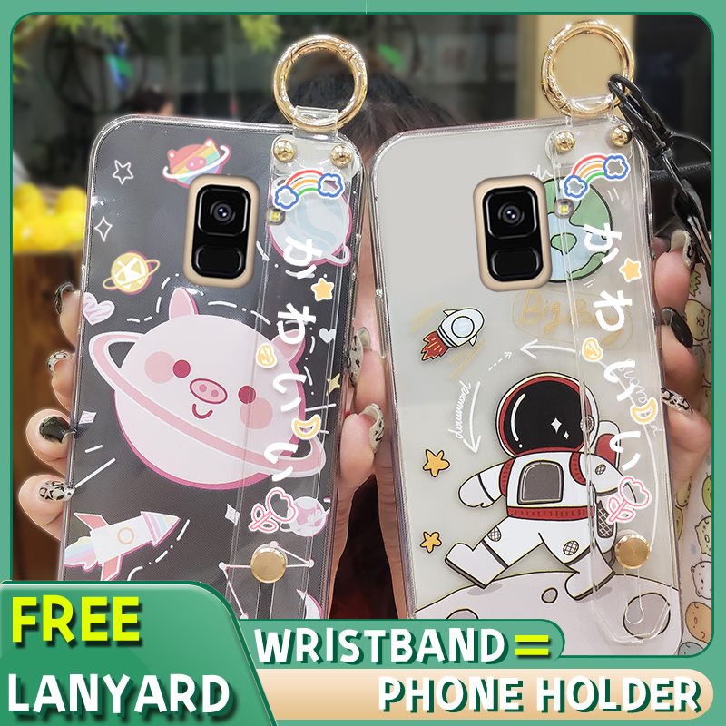 Ốp điện thoại mềm chống sốc họa tiết anime thiết kế thời trang cho Samsung Galaxy A6/A6 2018 thích hợp cho nam và nữ