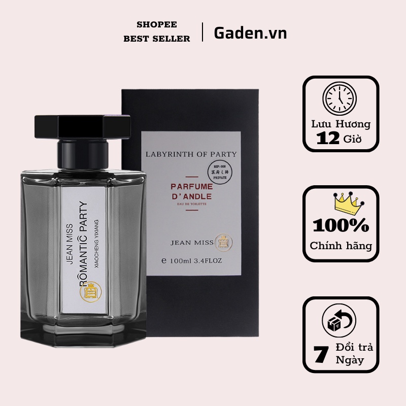 Nước hoa nam Romantic Party 100ml Hương Thơm Nam Tính, Quyến Rũ Thơm Lâu 12h, Dầu Thơm nam Chính | BigBuy360 - bigbuy360.vn