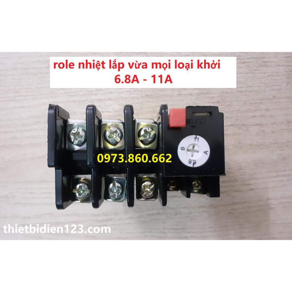 Rơ le nhiệt lắp vừa cho tất cả các loại khởi động từ -TBĐ -Thiết bị điện giá tốt