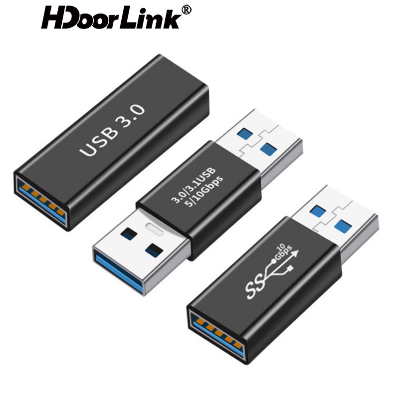 Đầu kết nối sạc HdoorLink USB 3.0/3.1 F-F M-F cho máy tính laptop