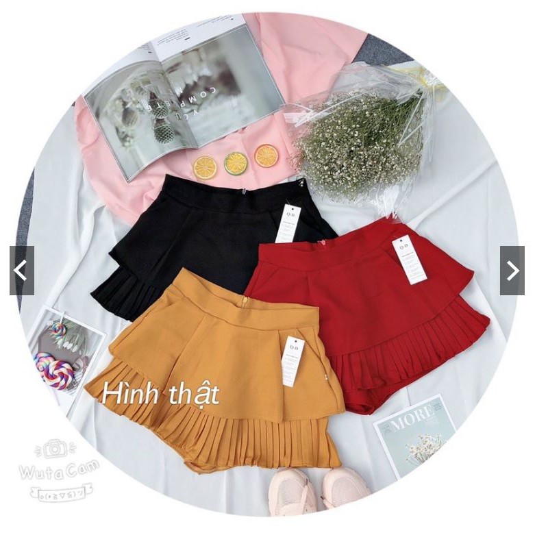 [Mã Fashion10 Giảm 10K đơn 50K] Chân váy xếp li 2 tầng siêu dễ thương | BigBuy360 - bigbuy360.vn