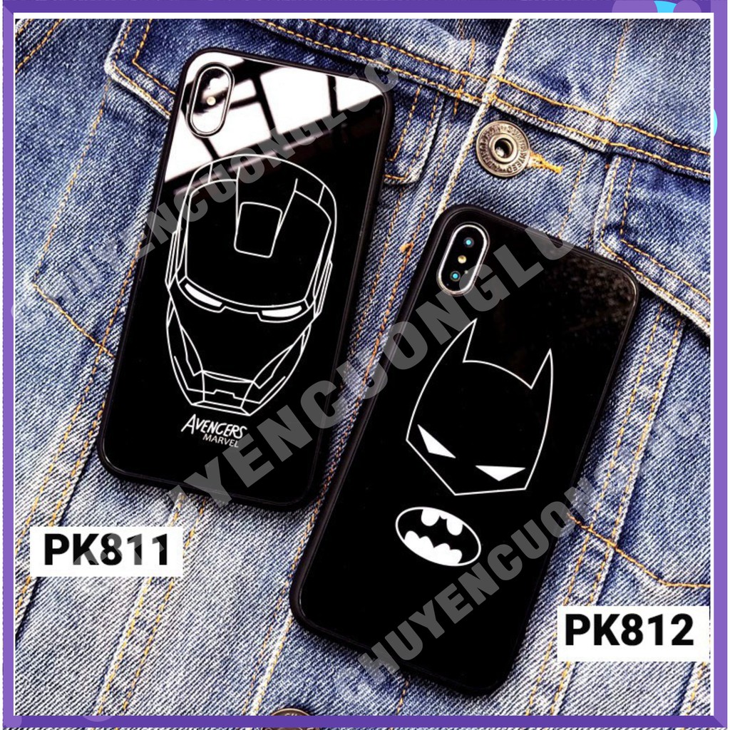 [HOT] Ốp kính hình siêu anh hùng - iPhone 6/6S - 6 Plus/ 6S Plus - 7/ 8 - 7 Plus/ 8 Plus - X/ XS/ XS Max . ... - CCLNB