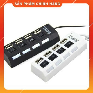 Bộ chia cổng usb - Chia Hub usb công tắc 4 cổng - Chia usb có công tắc