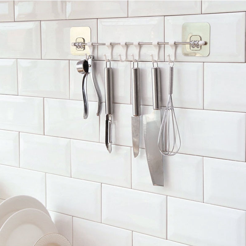 Móc dán tường treo đồ dùng tiện dụng cho nhà bếp/ nhà tắm