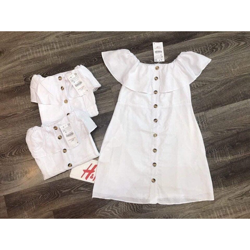 váy zara + áo trễ vai zara