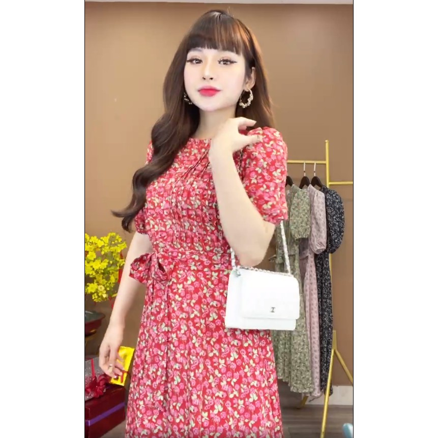 Monoco- váy hoa xếp ly ngực- 8416 | BigBuy360 - bigbuy360.vn