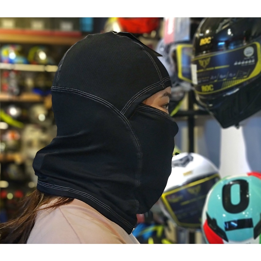 SWAT F1 Khăn Trùm Đầu Mẫu Mới 2022 - Phối Chỉ TRẮNG Cao Cấp MẪU 02