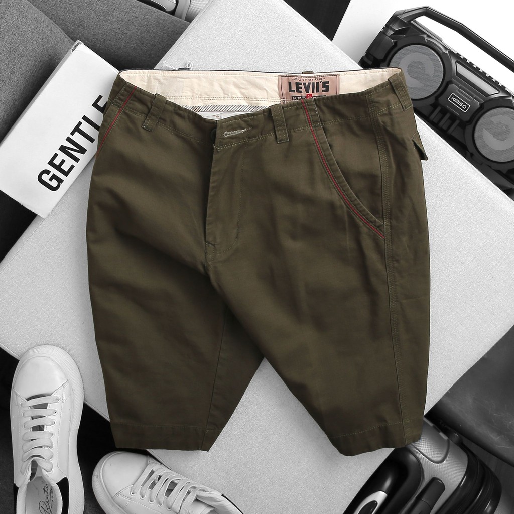 Quần short kaki nam cao cấp, quần đùi nam bigsize dễ phối đồ MS206