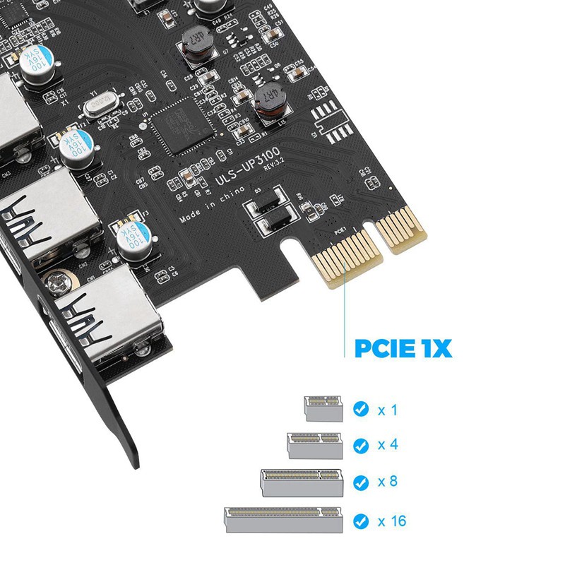 Thẻ Mở Rộng Pci-E Sang Usb 3.0 + Type C 3 Cổng | BigBuy360 - bigbuy360.vn