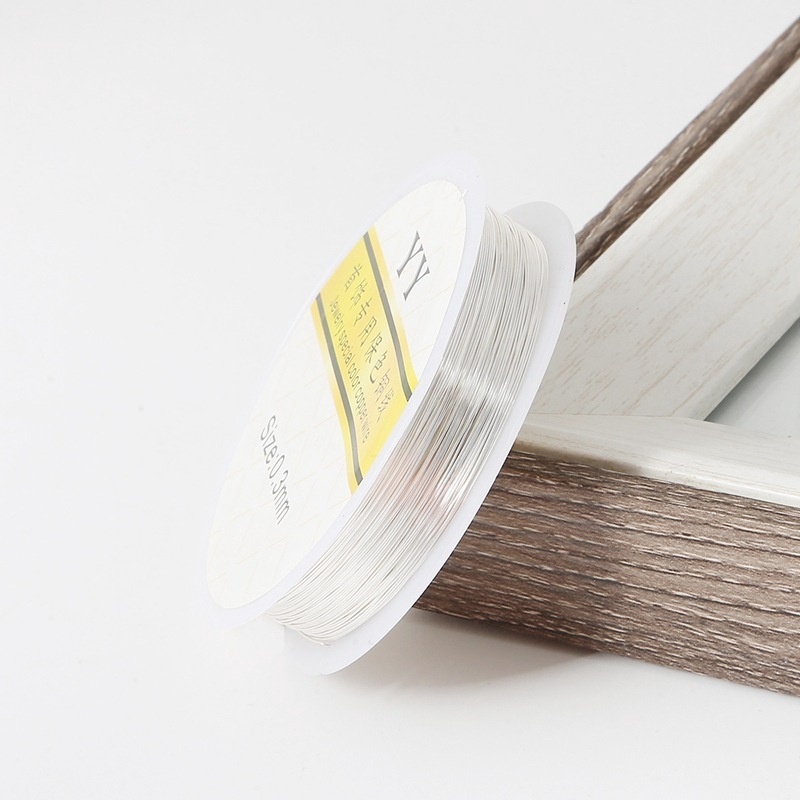 Cuộn dây đồng xỏ hạt làm đồ trang sức thủ công cỡ 0.2-1m