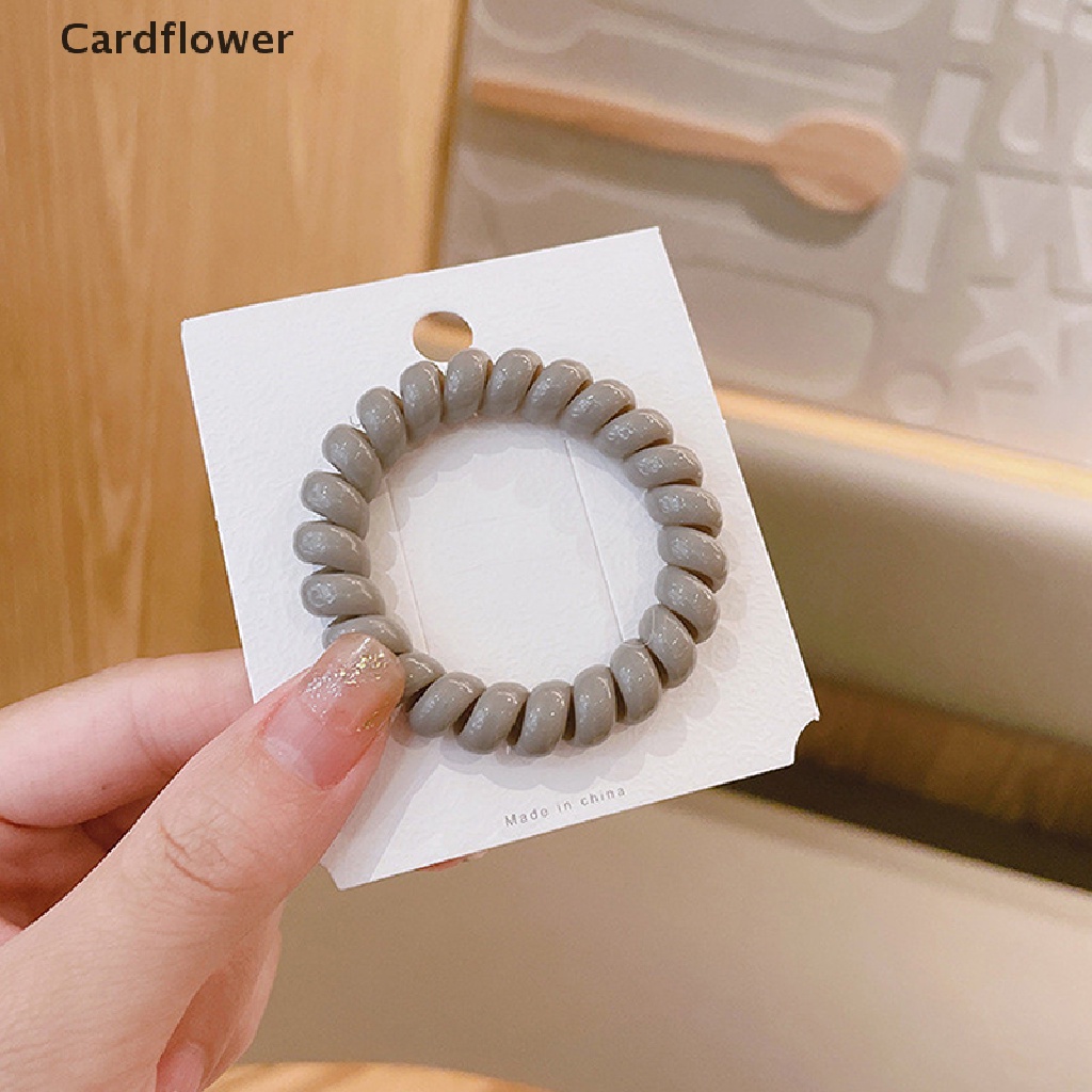 &lt; Cardflower &gt; Dây Điện Thoại Cao Su Co Giãn Không Để Lại Dấu Vết Nhiều Màu Sắc Đang Giảm Giá
