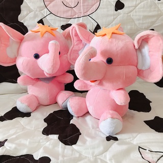 Gấu bông voi hồng siu đáng iu ảnh thật shop chụp 30cm cực xịn - ảnh thật shop chụp