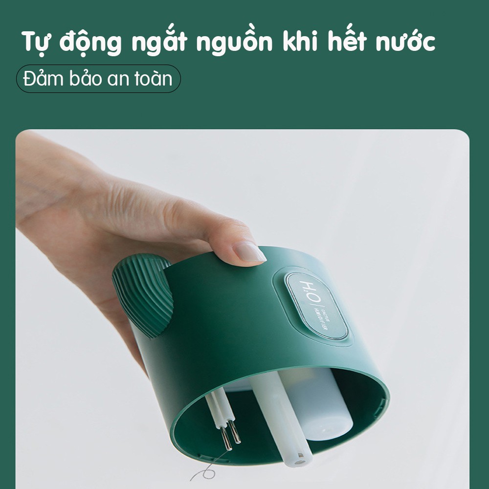 Máy xông tinh dầu khuếch tán hương thơm PIN SẠC – Máy phun sương tạo ẩm - BH 3 tháng - Mianz Store