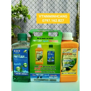 Cặp thuốc rocksai physan đặc trừ đạo ôn, vi khuẩn