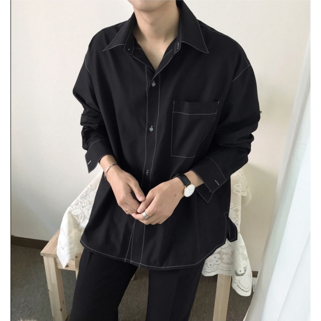 ÁO SƠ MI CHUOT TRANG Yarn KKL tay dài | BigBuy360 - bigbuy360.vn