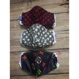 Khẩu trang LV 3 lớp vải đẹp