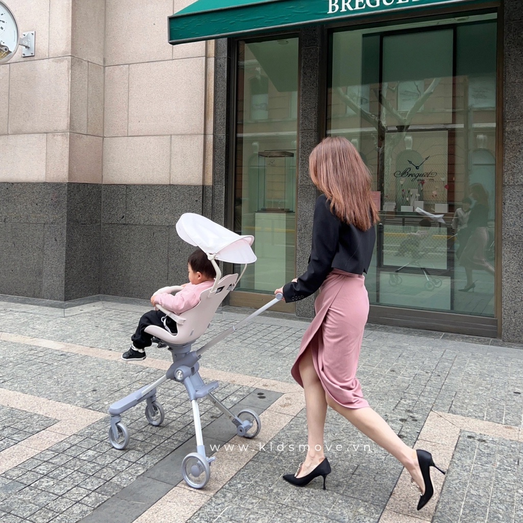 Xe đẩy gấp gọn 2 chiều du lịch Cooghi M1 cho bé 6-36 tháng siêu nhẹ có mái che cao cấp