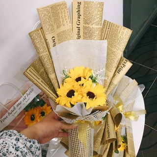 Combo 10 và 20 set nguyên liệu handmade 3 bông hướng dương cho khách 🌻🌻🌻