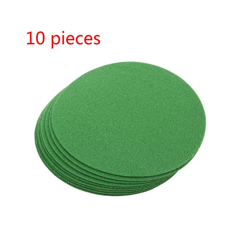 Set 10 Đĩa Chà Nhám Ướt Và Khô Tự Dính Bằng Giấy Nhám 125mm 125mm Cho Lưng