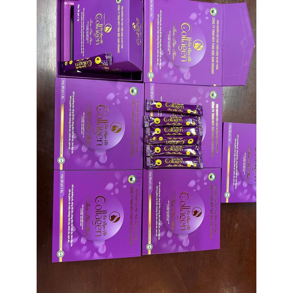 COLLAGEN SẮC NGỌC NỮ. Hỗ trợ tăng đàn hồi làm đẹp da và làm giảm các triệu chứng khô da, nhăn da sạm da và da chảy xệ.