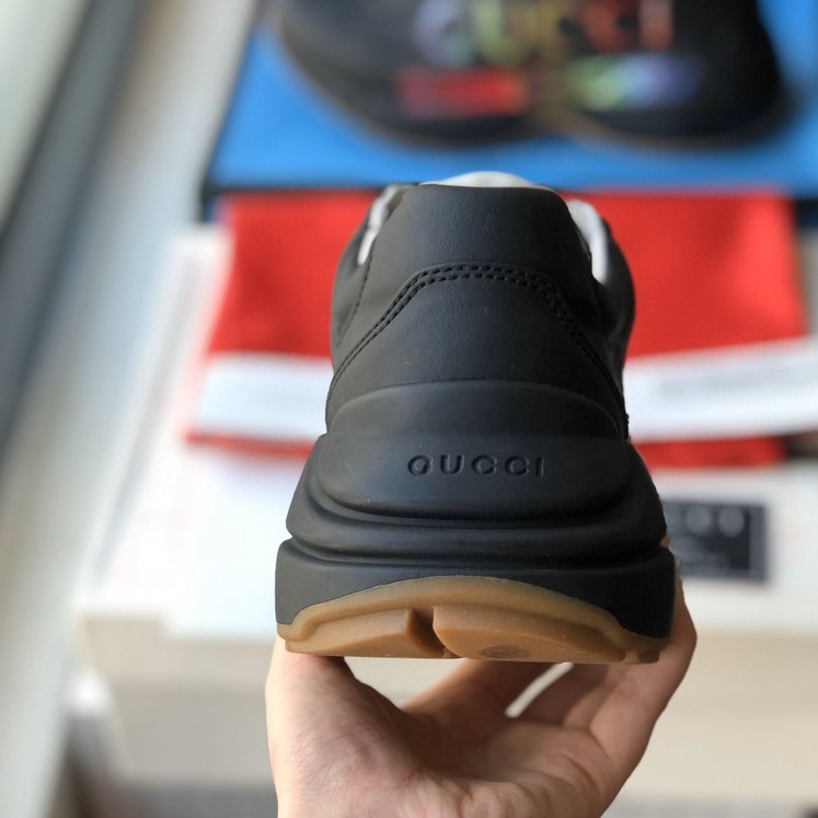 ✔️Giày Gucci Chunky Đen Chữ Ngang Fullbox Cao Cấp✔️