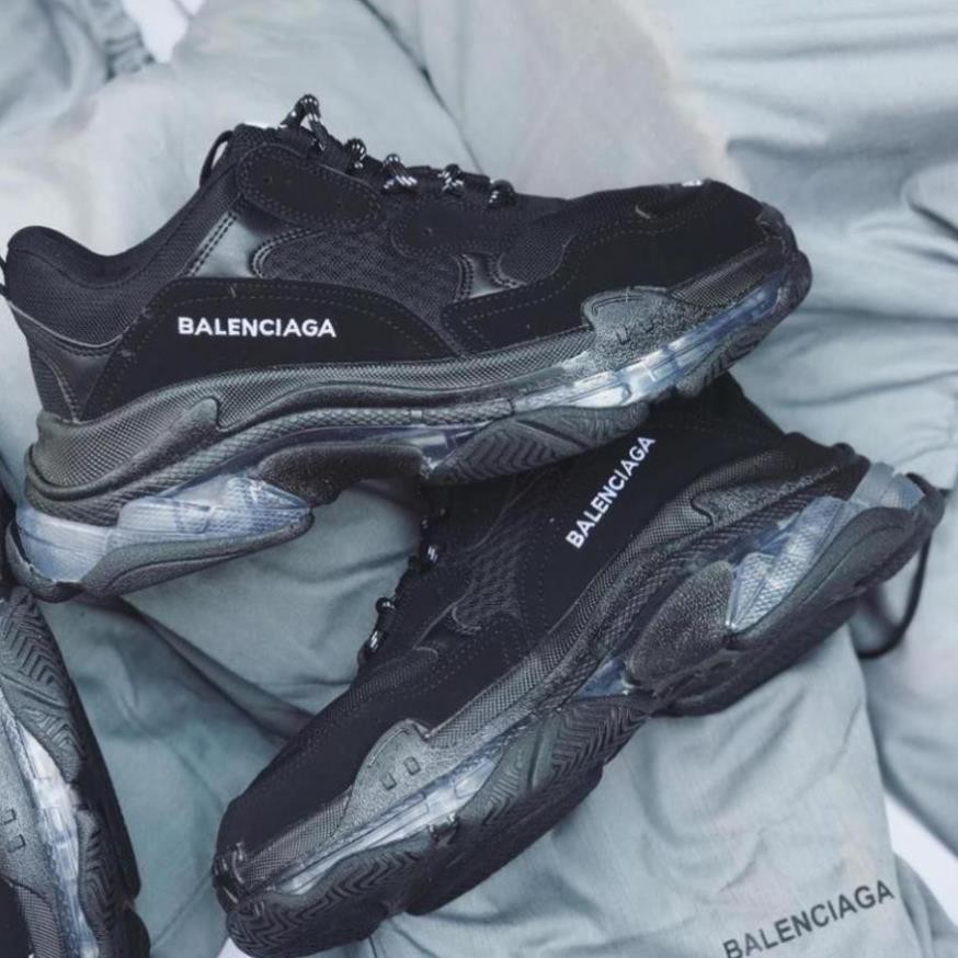Giày Balenciaga Triple S All Black ax ' / j | BigBuy360 - bigbuy360.vn