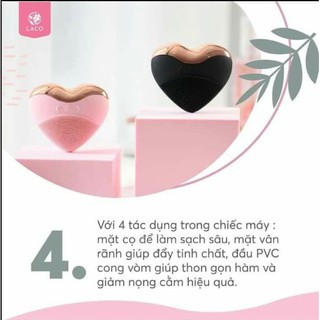 máy rửa mặt laco luxury đen