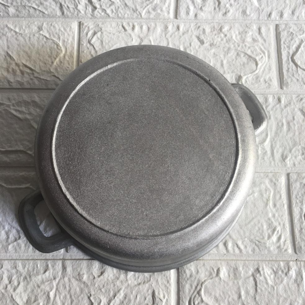 1 Bộ 3 Nồi Gang huyền thoại đúc nguyên khối Size 17-19-21cm . Dung tích 1.35 lít đến 1.75 lít