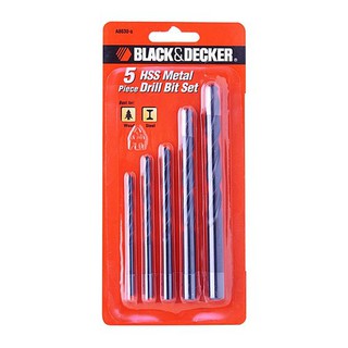 Bộ mũi khoan sắt 5 chi tiết black decker a8030g - a8030g