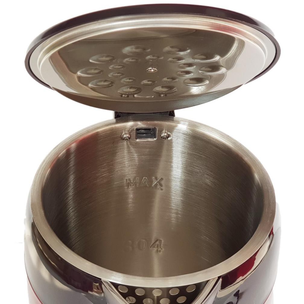 Ấm đun siêu tốc 2 lớp Inox 304 Osako OSA-200 2 lit cách điện, cách nhiệt, siêu bền