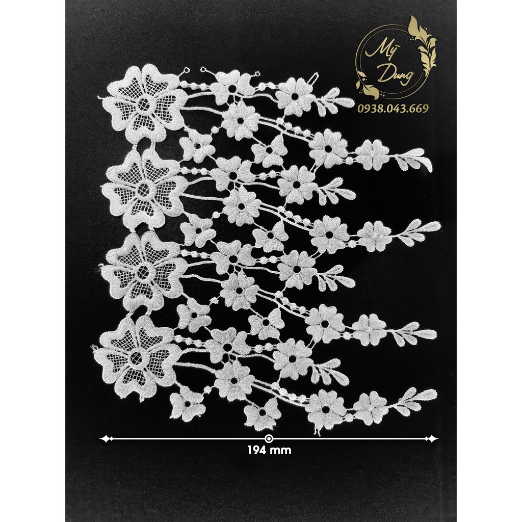 Phụ Liệu may mặc - Ren chỉ khổ qua (Dây dài 13,5m)