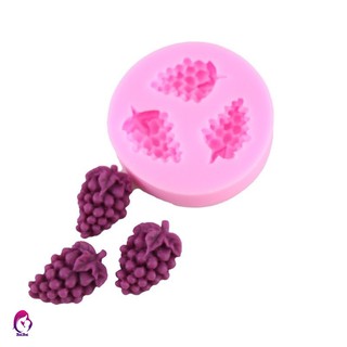 Khuôn silicon hình dạng chùm nho chuyên dụng làm bánh kẹo tiện lợi