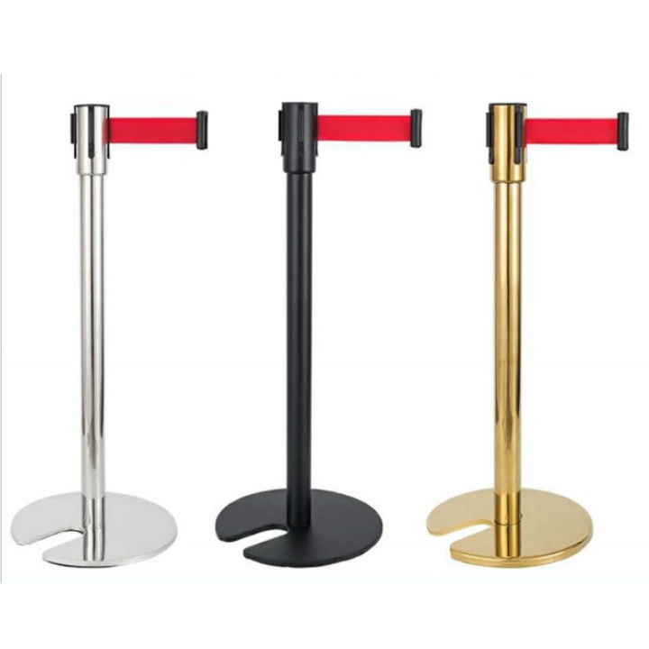 Côt chắn Inox đế chữ U, Cột chắn hành lang, Trụ chắn phân luồng lối đi