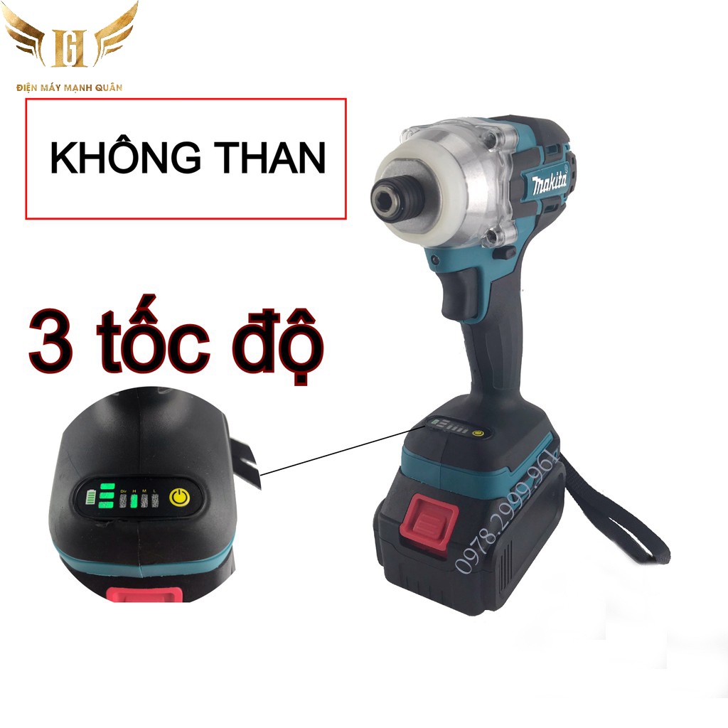 Thân máy siết bulong Ma.ki ta, Máy vặn vít, bắn bulong pin_Động cơ không chổi than
