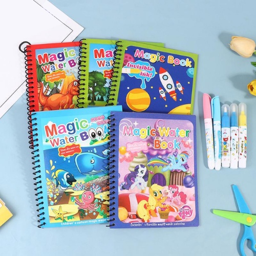Tranh Tô Màu Nước Ma Thuật Thần Kì Tự Xóa Không Giới Hạn - Magic Water Book