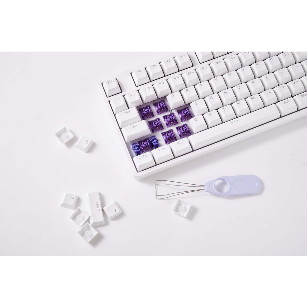 Bàn phím AKKO 5087 RGB ASA – Black / White