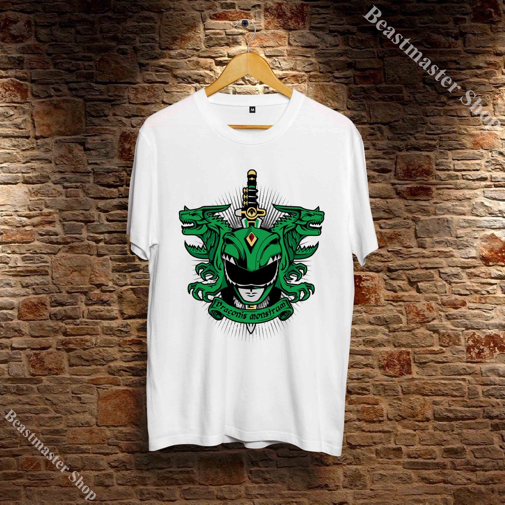 Áo Thun Power Rangers 5 anh em siêu nhân Unisex giá rẻ trẻ trung cổ tròn phong cách mềm mại I5PRS011